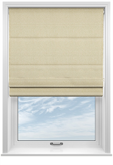 Wexley, Rich Cream - Twist&Fit Roman Blind